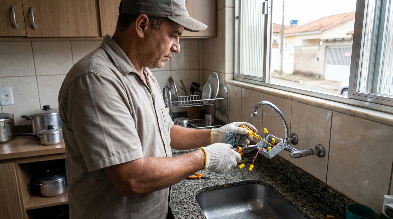 Adequação de Ponto Elétrico em Taubaté‑SP
