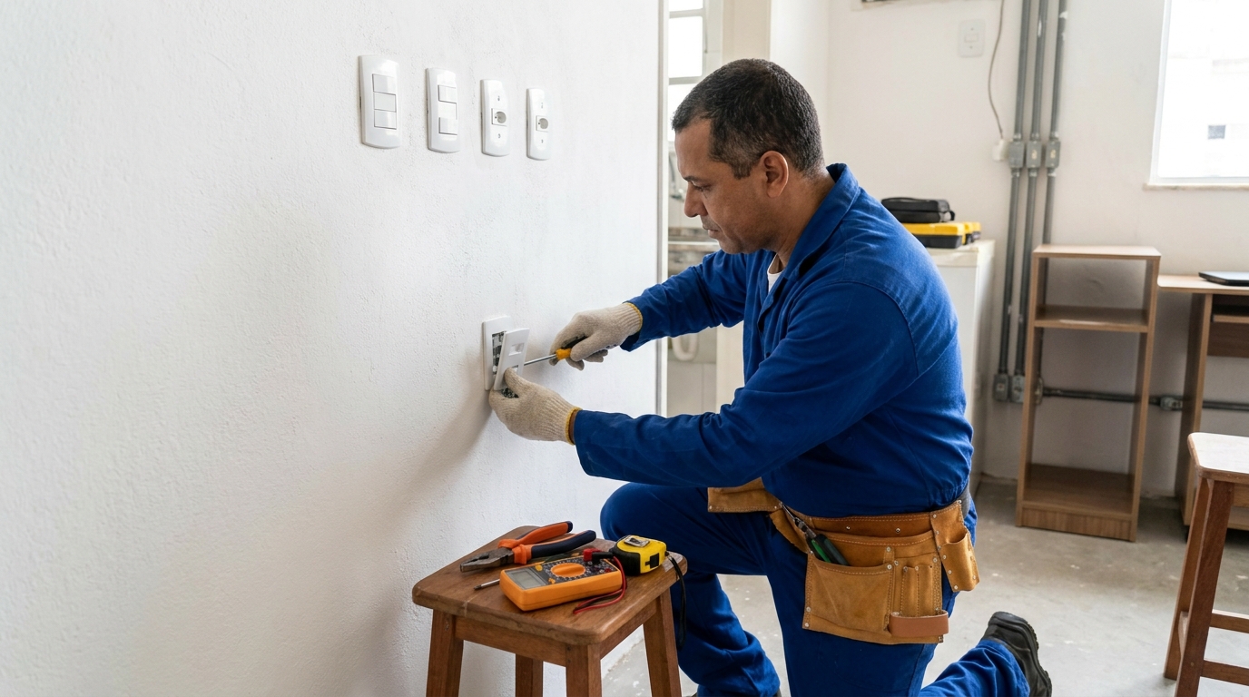 Interruptores Paralelos na Chácara Guizard, Taubaté‑SP